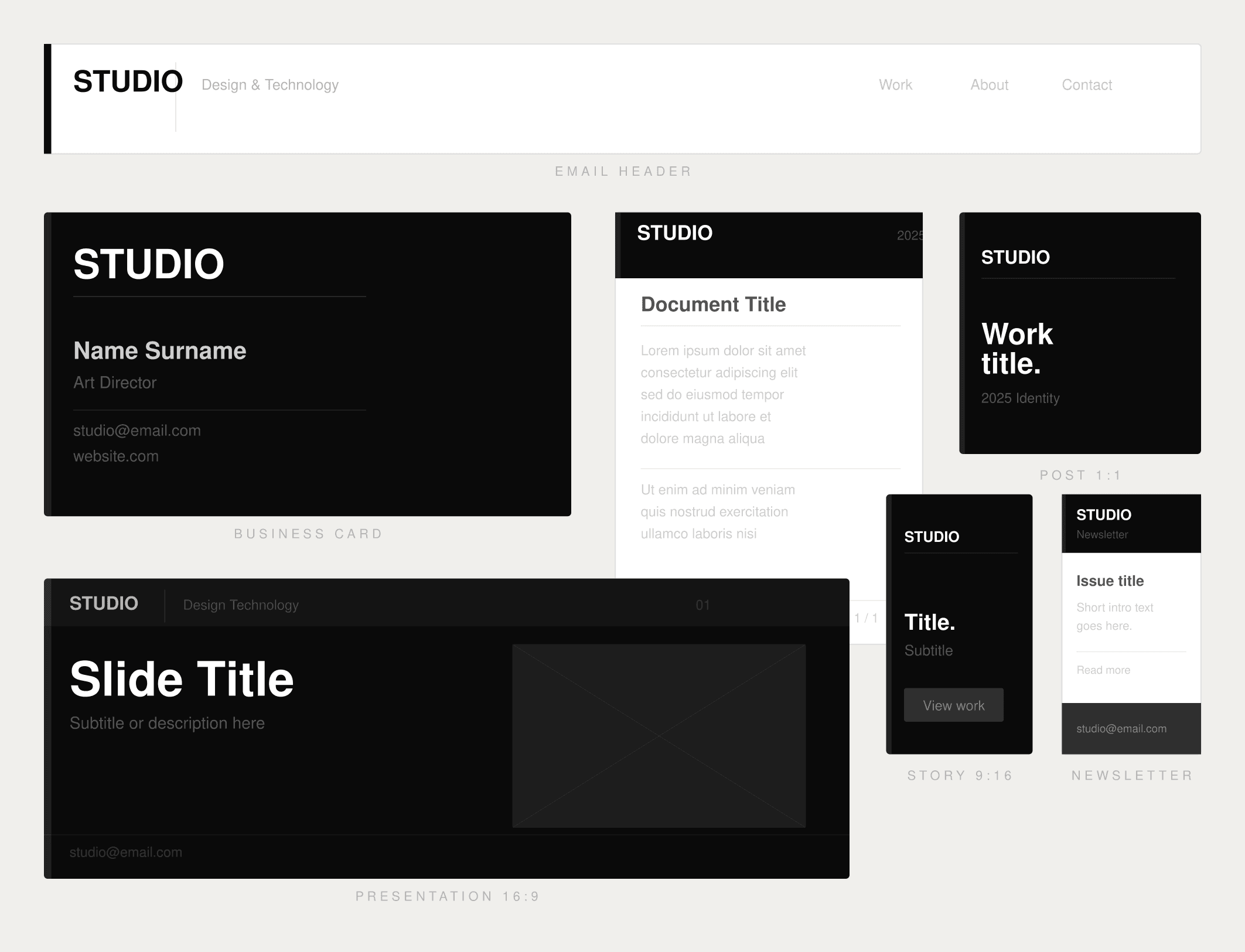 DIXURA Brand Templates